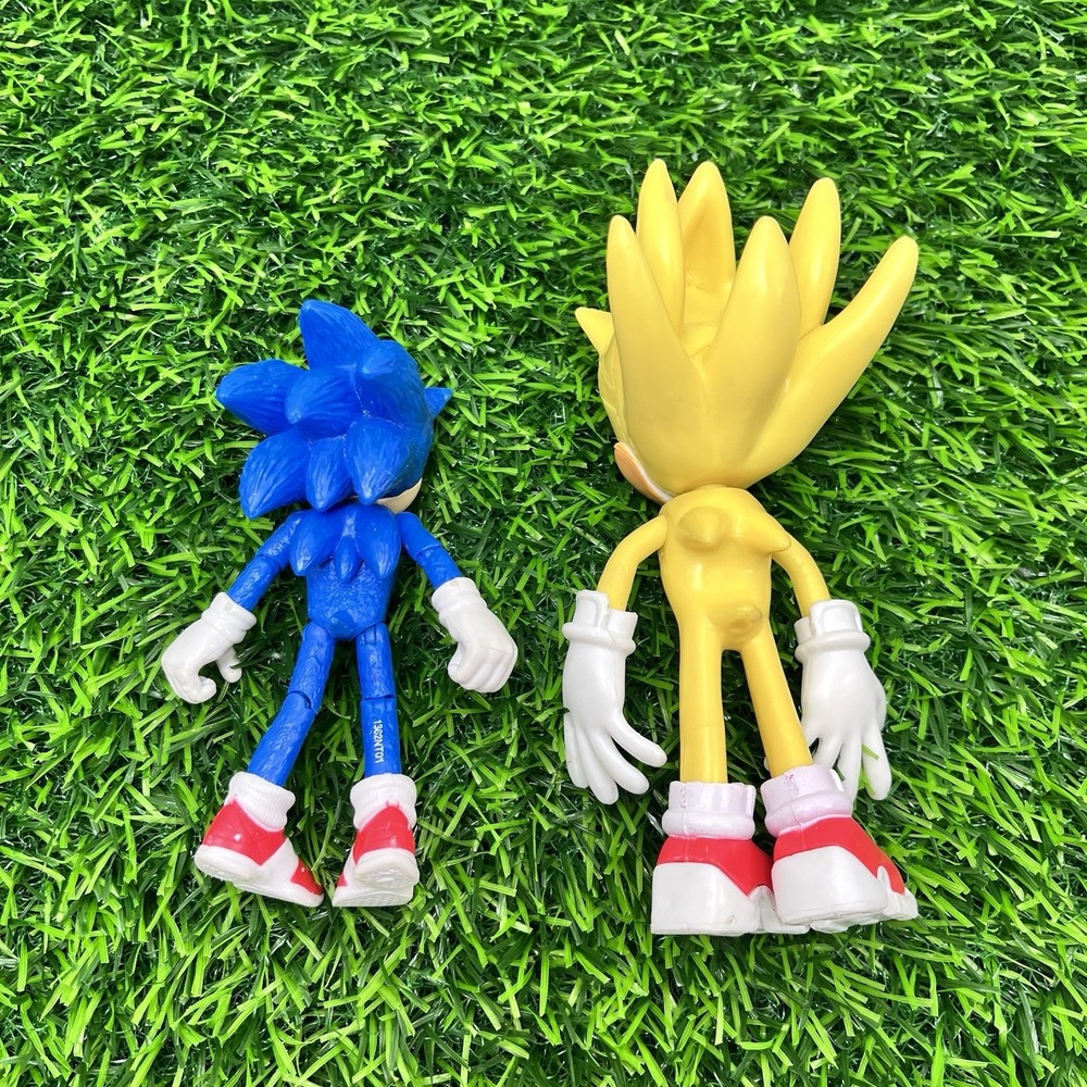 Sonic The Hedgehog Jakks & Super Sonic Collectible Action Figure 5-4 inch Loose - Picture 2 of 6